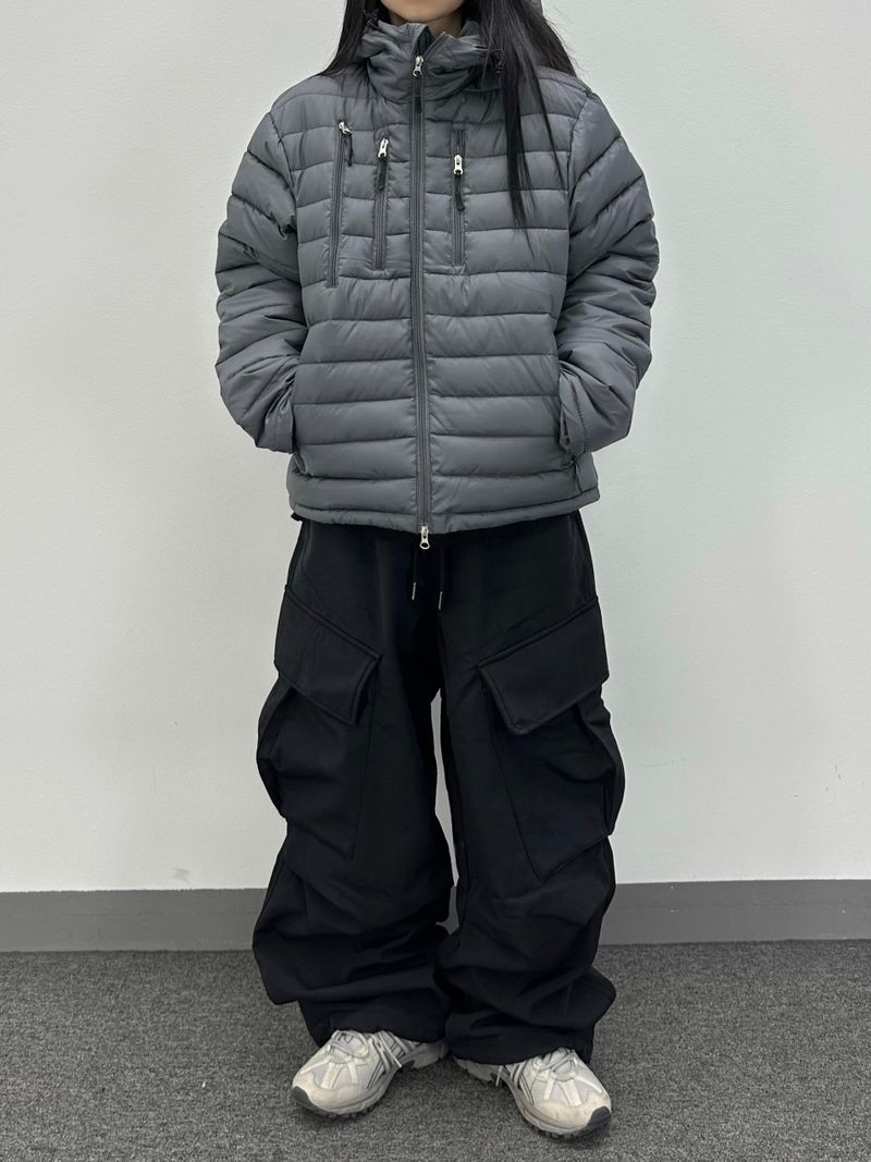 utility nylon fleece pants