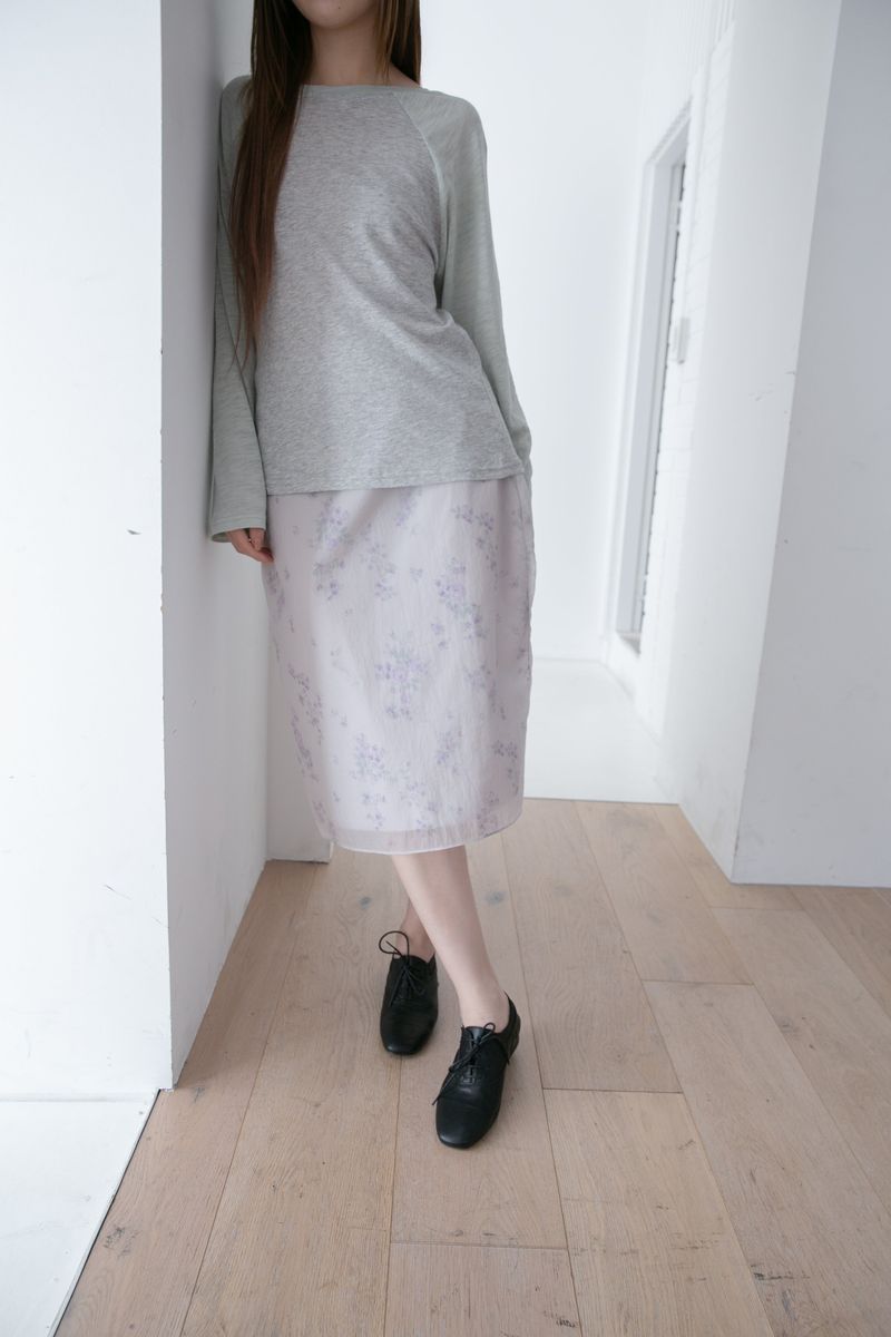 slub raglan top(2colors)