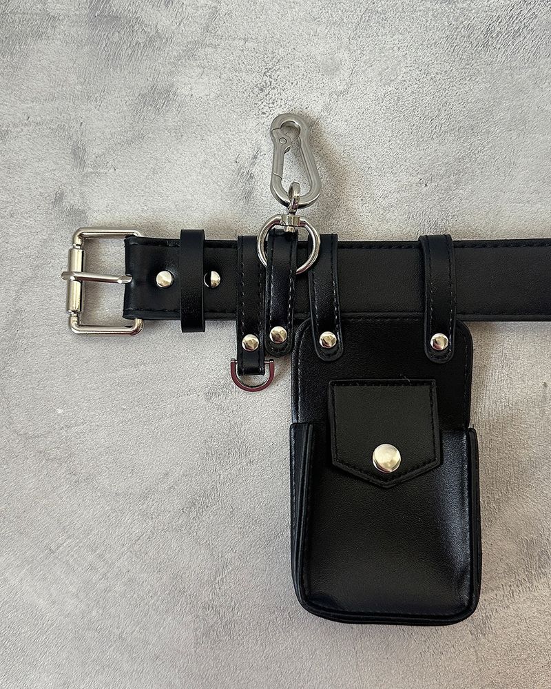 pocket key ring belt