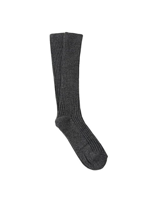 Cashmere Ribbed Over Knee Socks