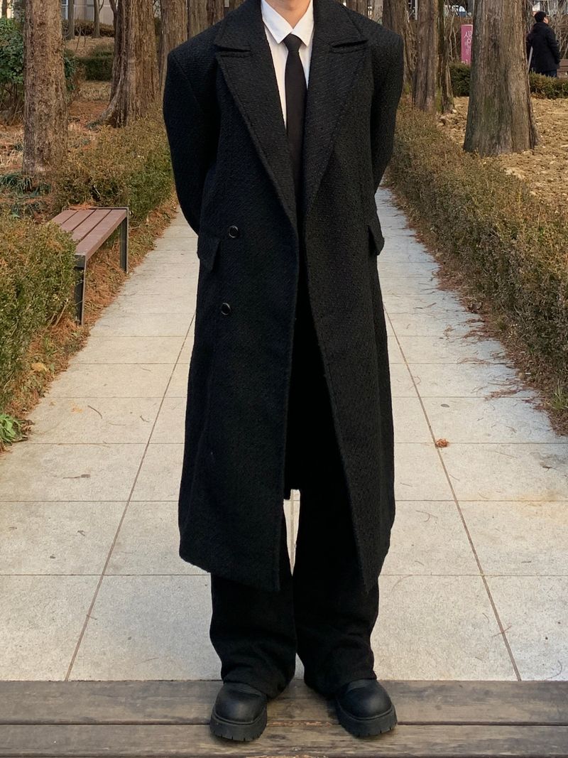Mensfloor（メンズフロア）の「Elselo Haven Tweed Double Coat（Jackets/Outerwear）」