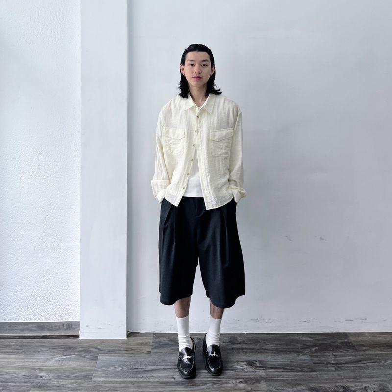 Urban Crinkle Flap Pocket Shirt