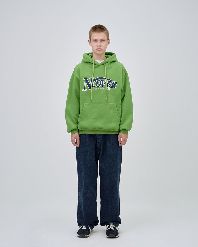SWING LOGO HOODIE - OLIVE GREEN