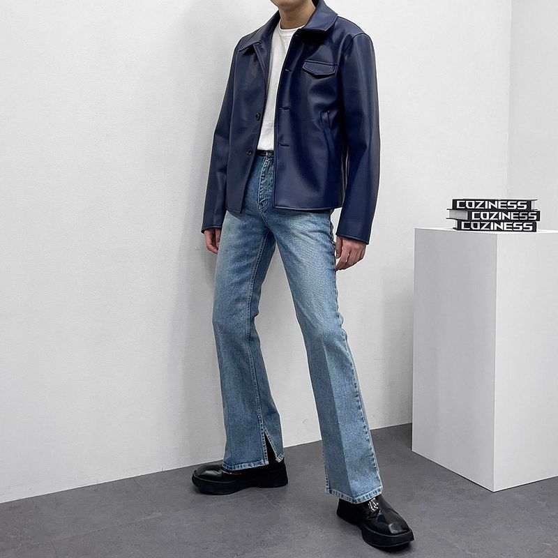 FL Youth Cropped Leather Jacket (2 colors)