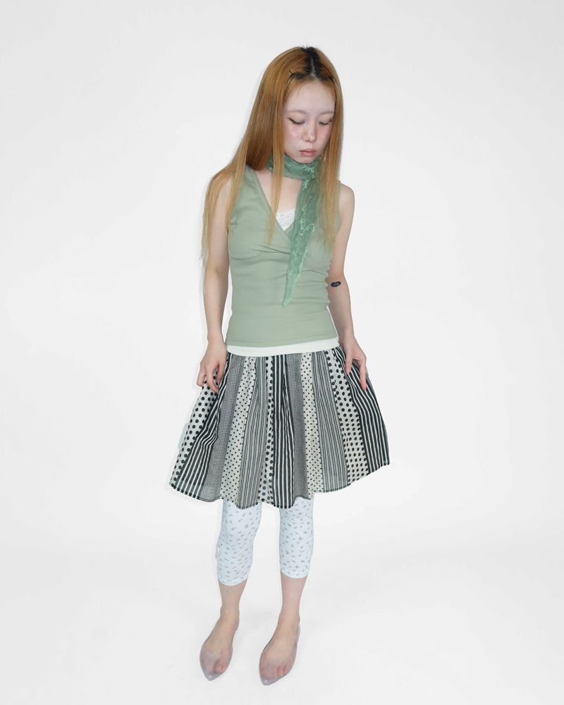 MOMENT PATCH MIX SKIRT