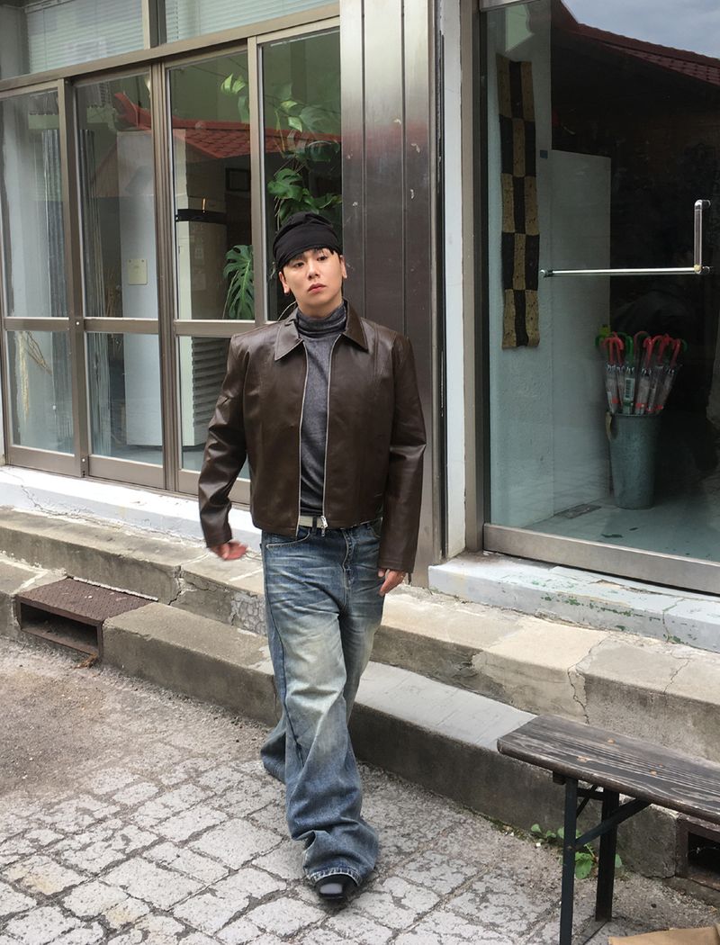 No.1871 crop A leather JK