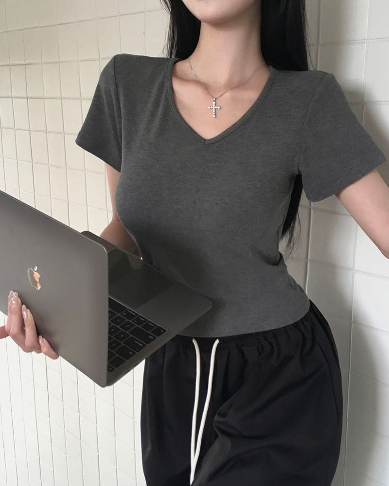 [MADE/S,M] Basic rayon 2typ short-sleeved T-shirt
