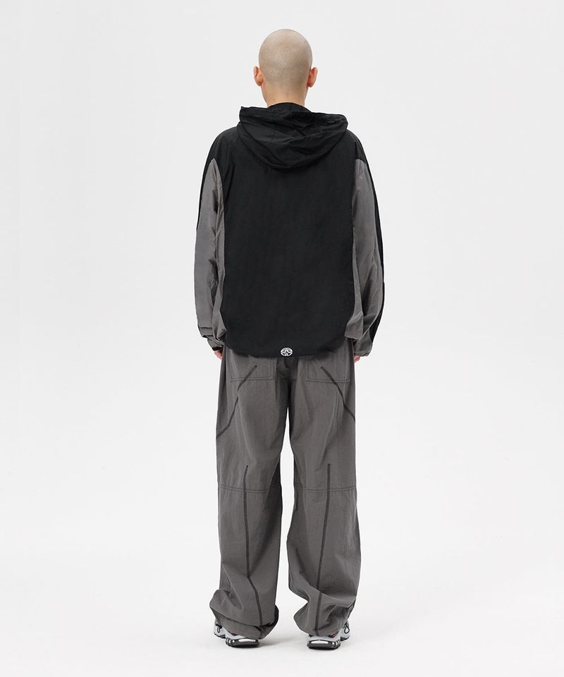 WAVE M LOGO HOODED WINDBREAKER