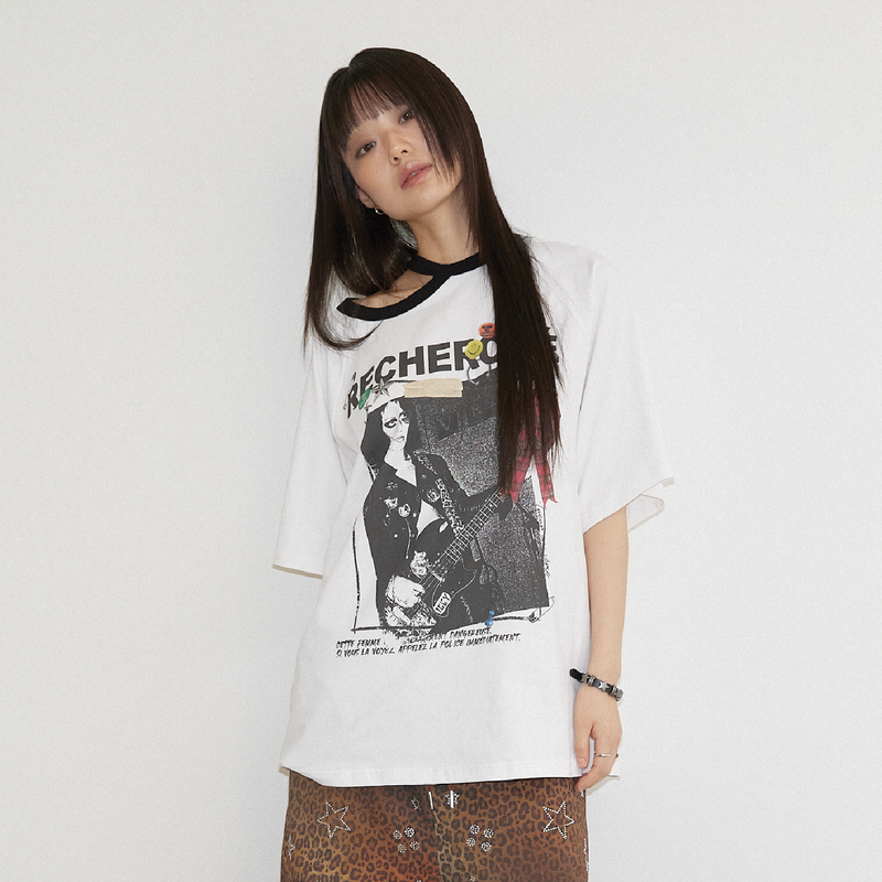  CHOKER ROCK T-SHIRT WHT