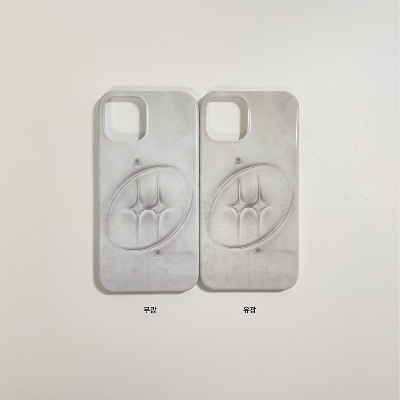 [MADE] grayish logo hard phone case (glossy)
