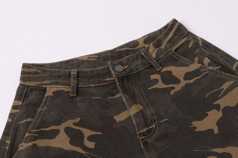 Wild Camo Flare Cargo Pants 233238565