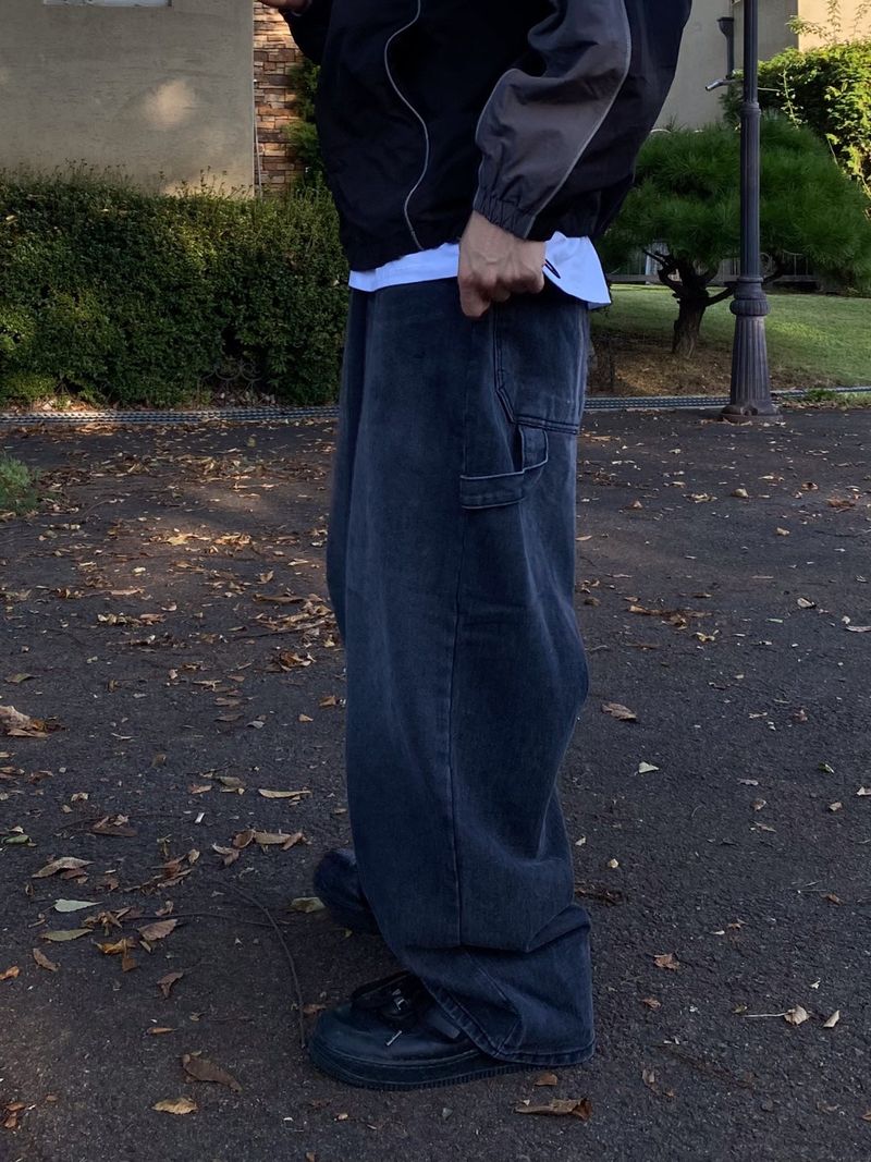 Skipper Balloon Carpenter Denim Pants 2C