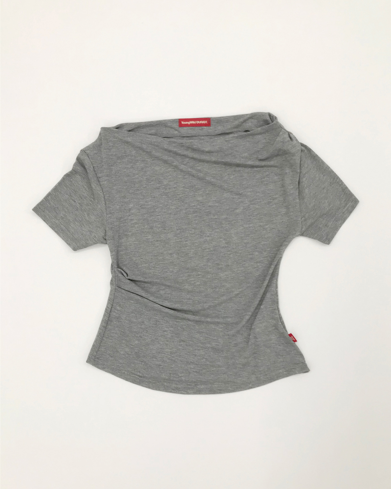 DUGGY（ダギー）の「YWD SHIRRING T-SHIRTS (3color)（Tops）」