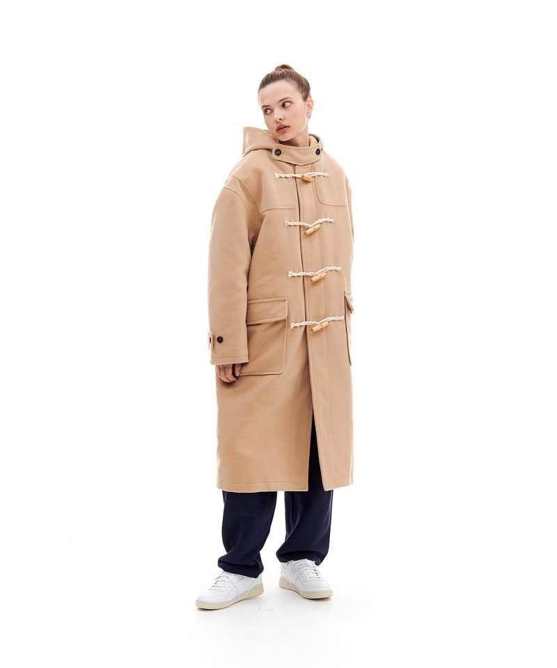 AB LONG DUFFLE COAT (BEIGE)