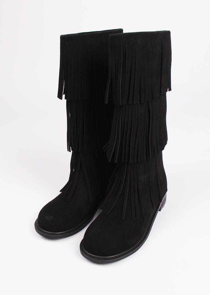 FRINGE MIDDLE BOOTS