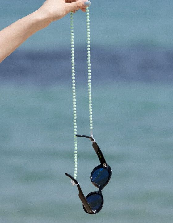 Lime Pebble Glasses String