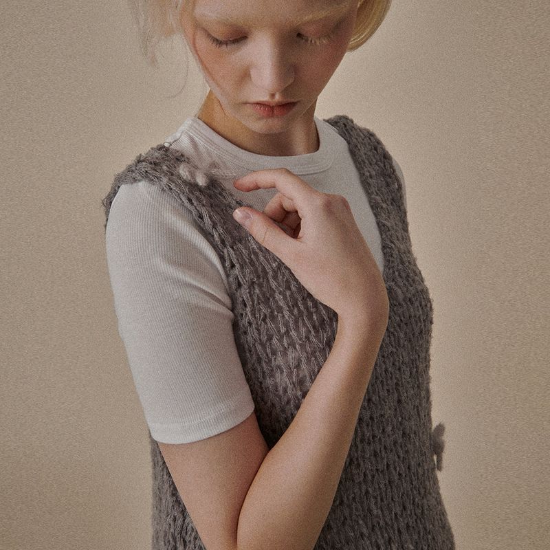 Ribbon Knit Dress