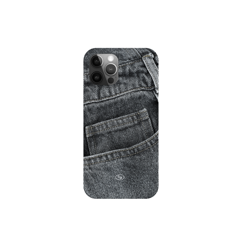 denim jeans hard case-black