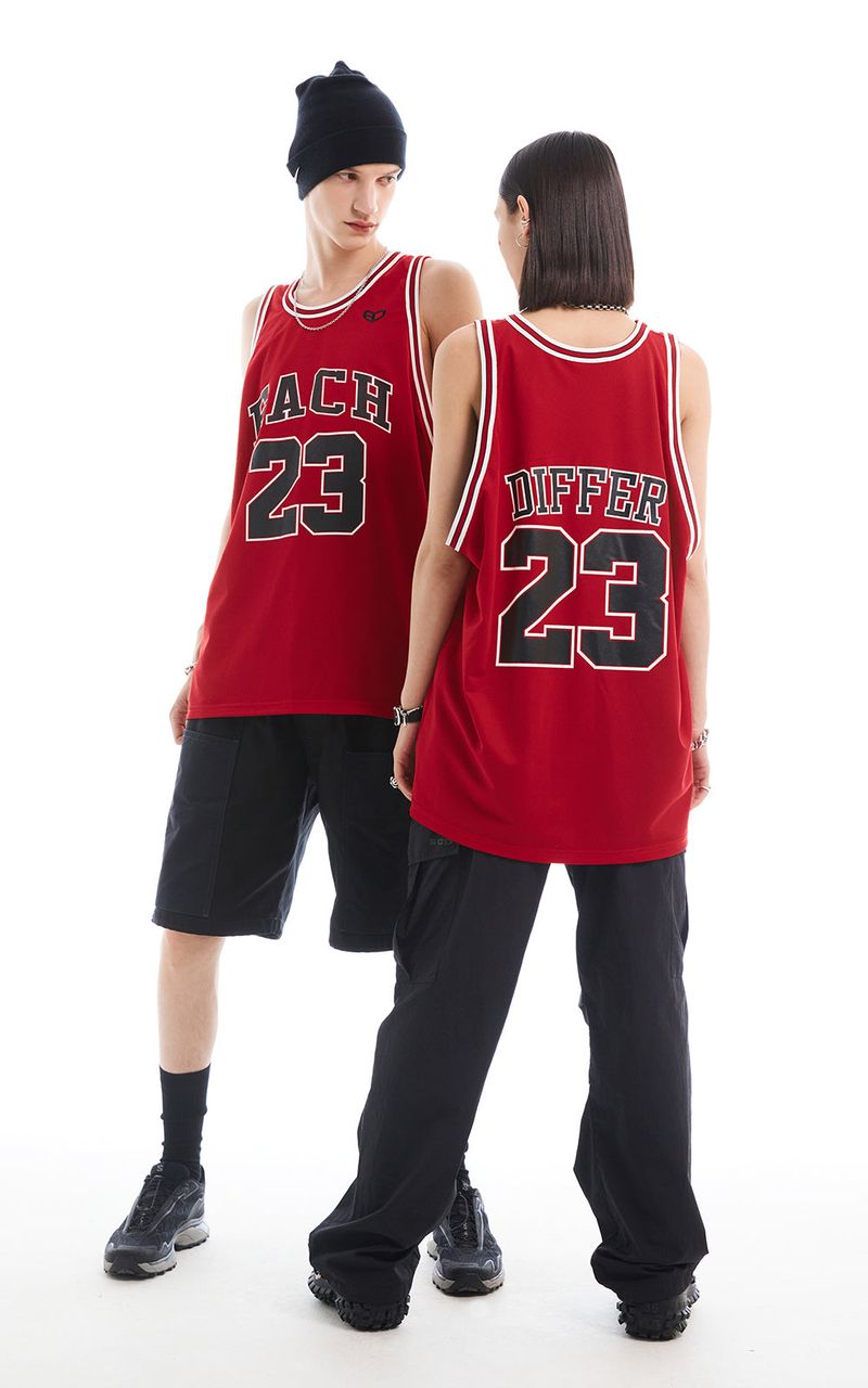 EACH DIFFER(イーチディファー)の「REVERSIBLE JERSEY_ RED/BLACK(Tops)」