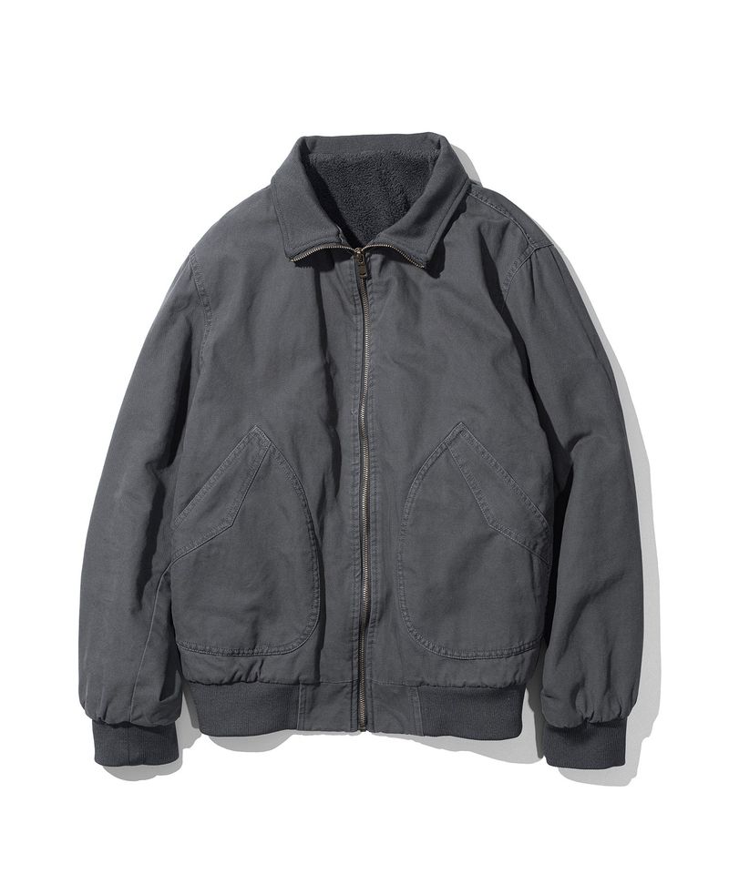 3WAY Washed Boa Hooded Jacket MWIPD003-DG