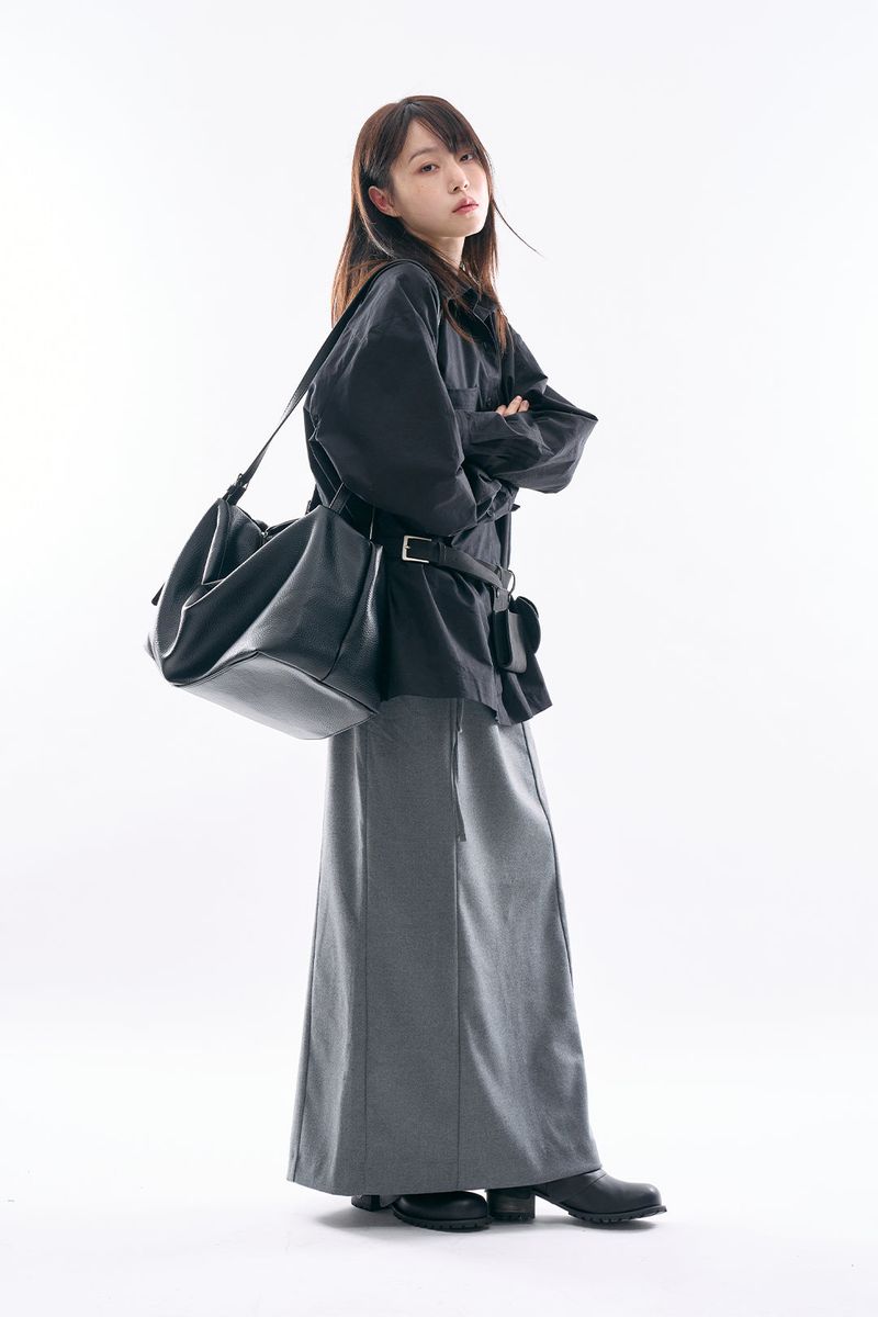 Forte dual strap leather bag