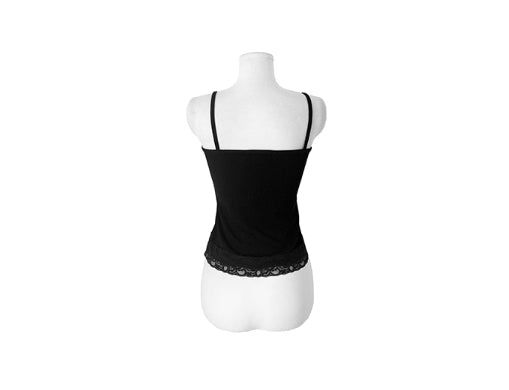 Chican Lace Frill Ribbed Slim Sleeveless