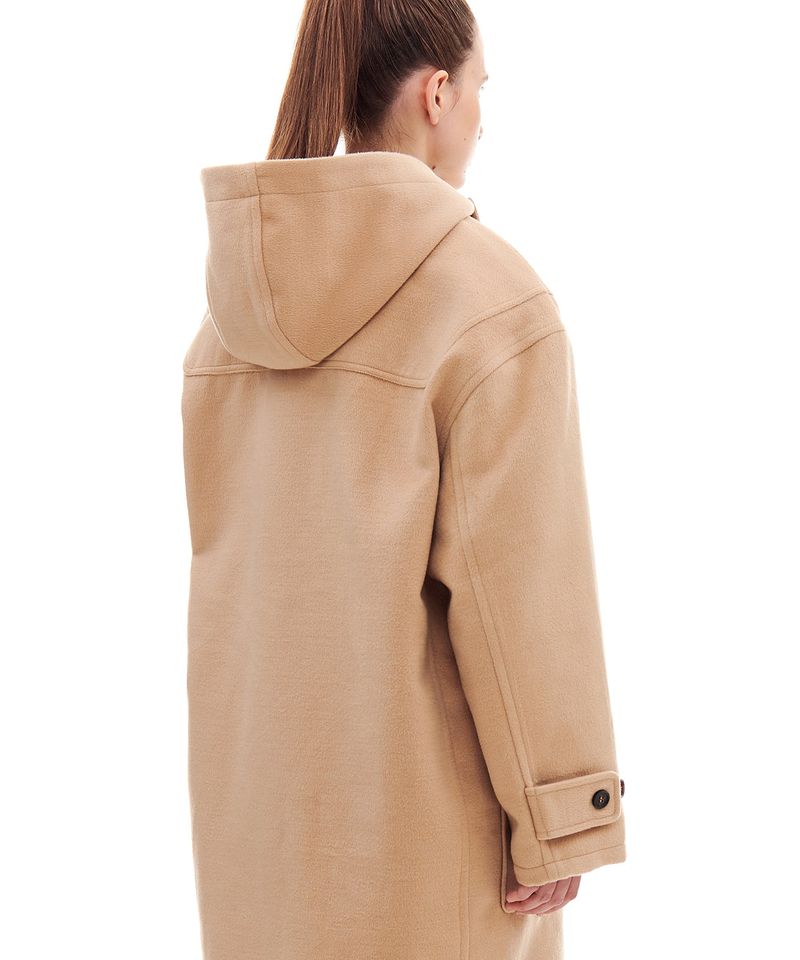AB LONG DUFFLE COAT (BEIGE)