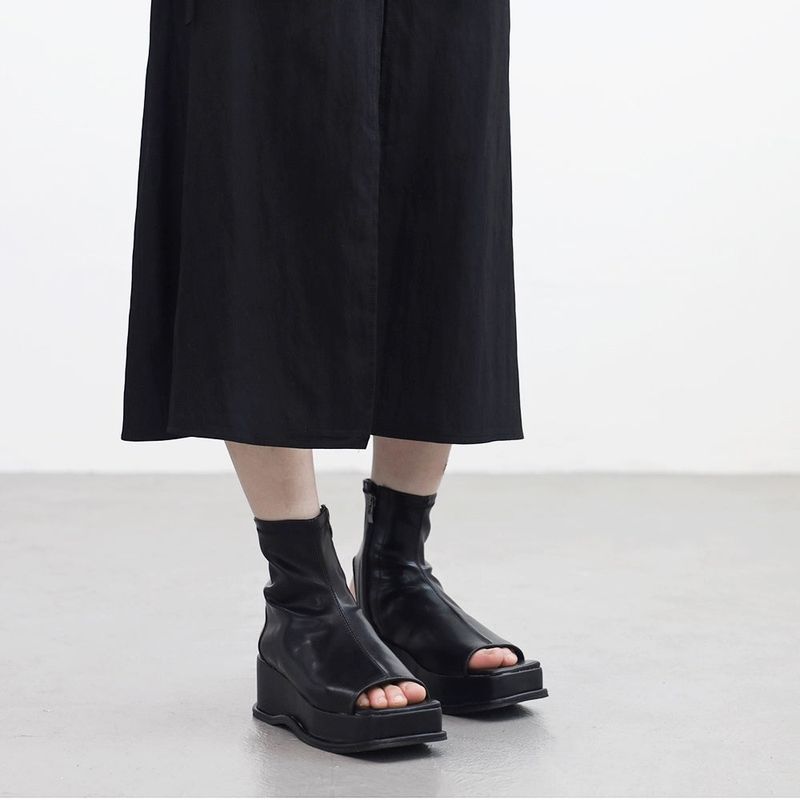 2 3 Open To Ankle Boots