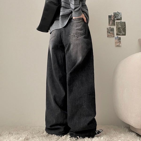 Daryn Washing Wide Denim Pants
