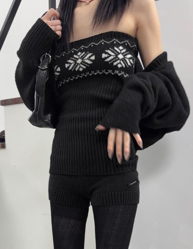 EEUN（イウン）の「 ノルディックスノーボレロセットアップ（トップス）」