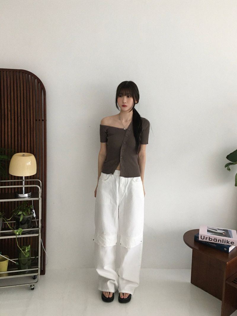 Kitten（キッテン）の「コンマバックルワイドパンツ (2 colors)（パンツ）」