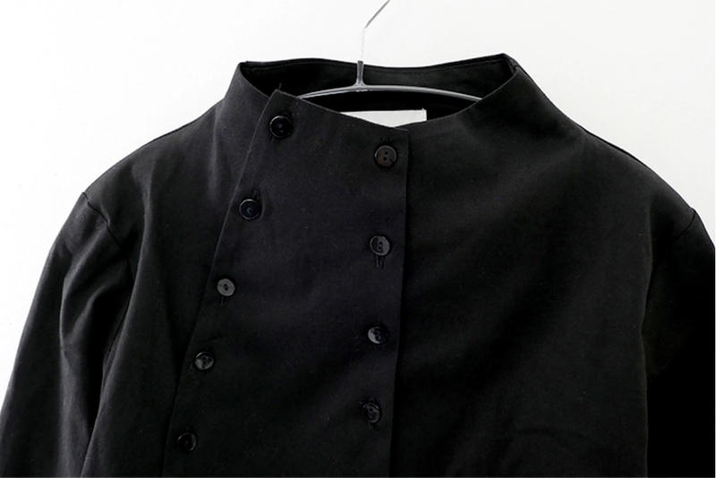 double button blouse JK