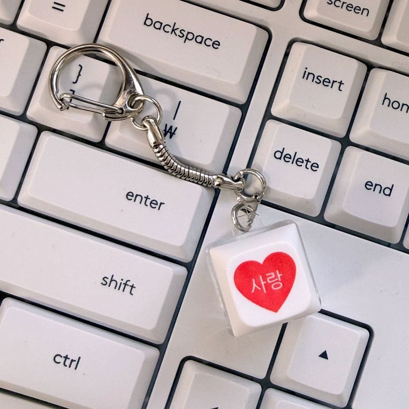 withsome（ウィズサム）の「[withsome made] LOVE LED Keycap Keyring (Single Key)（Toys/Key Holders）」