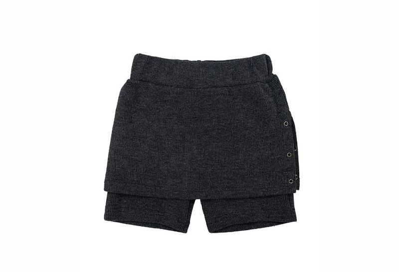 knit eyelet skirt pants (2color)