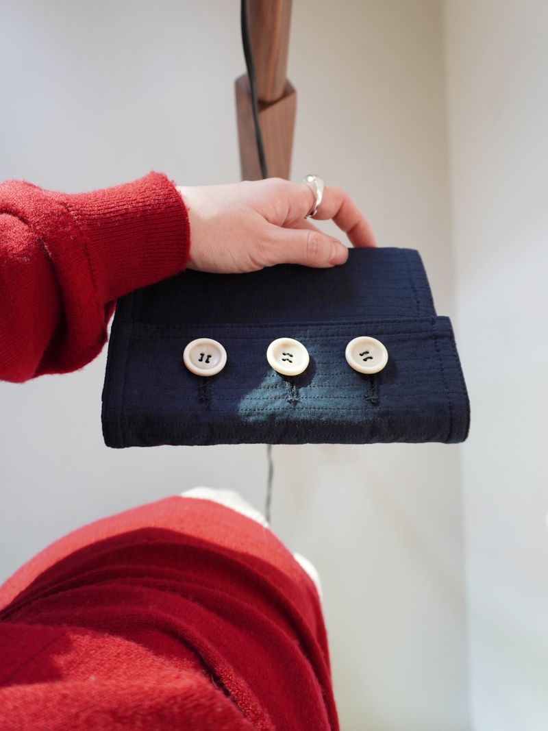 Cosymosy Cosy Button Note - Indigo