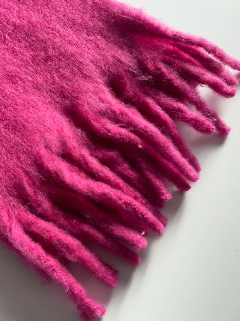 Warm tassel muffler 