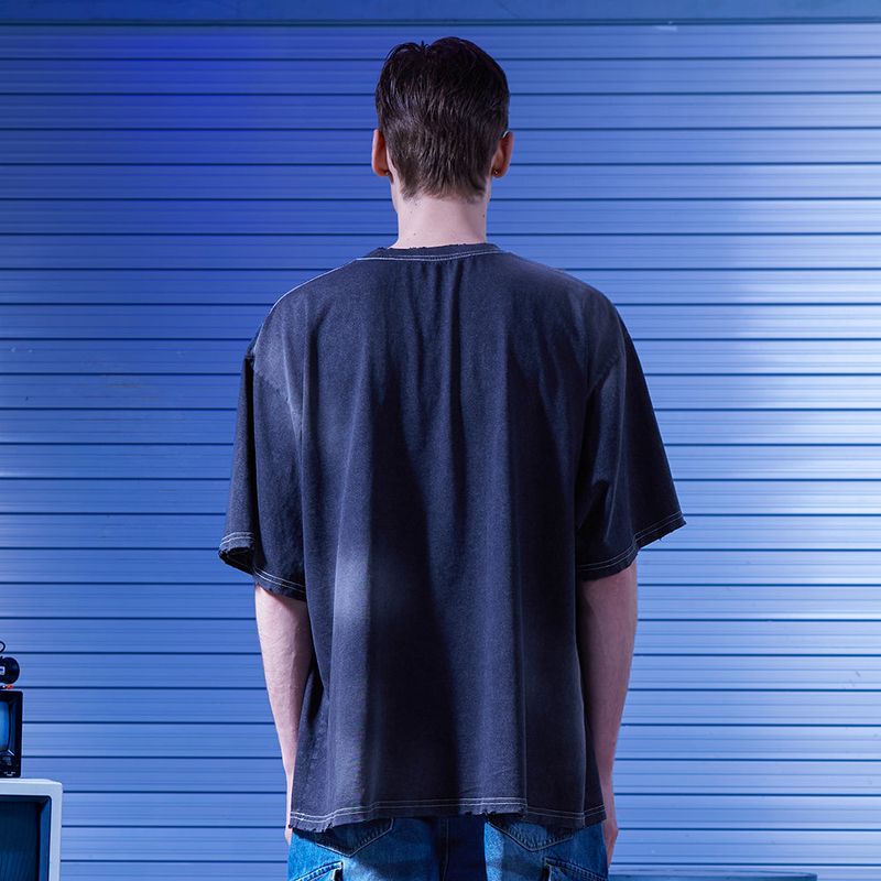 Spacemood Washing tshirts_BLACK