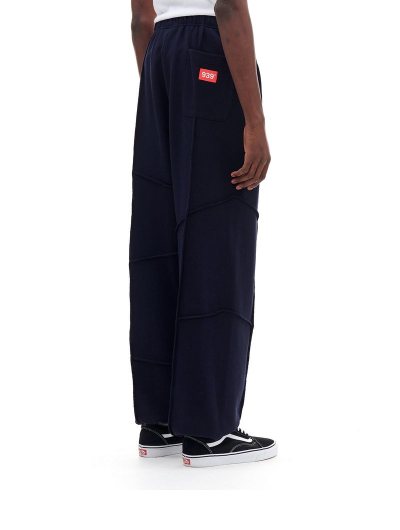 LINE STITCH SWEAT PANTS (NAVY)