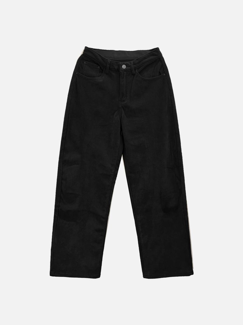 Down Lining Corduroy Wide Pants