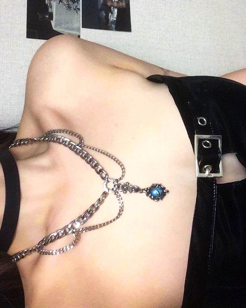 chain cape necklace Ver. 2