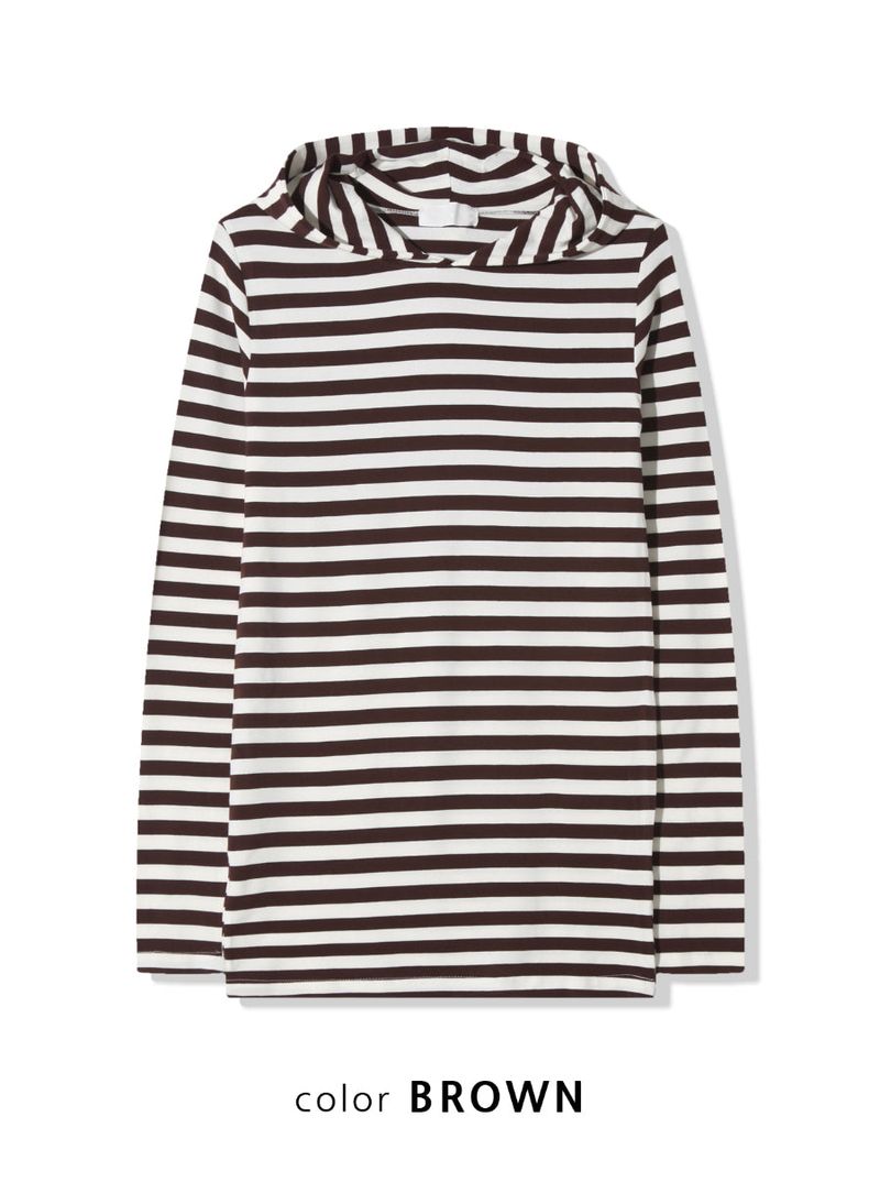stripe hoody T