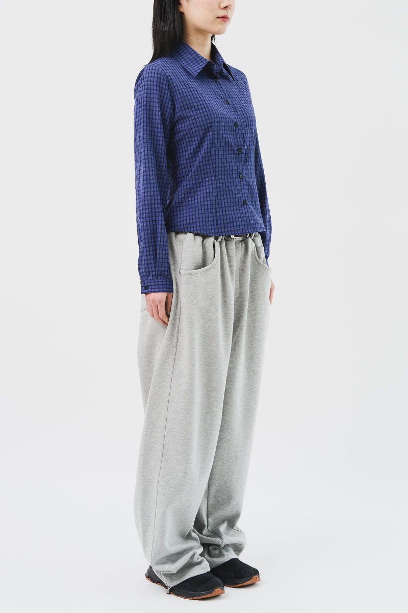 (W) Muer Checked Shirt (3color)