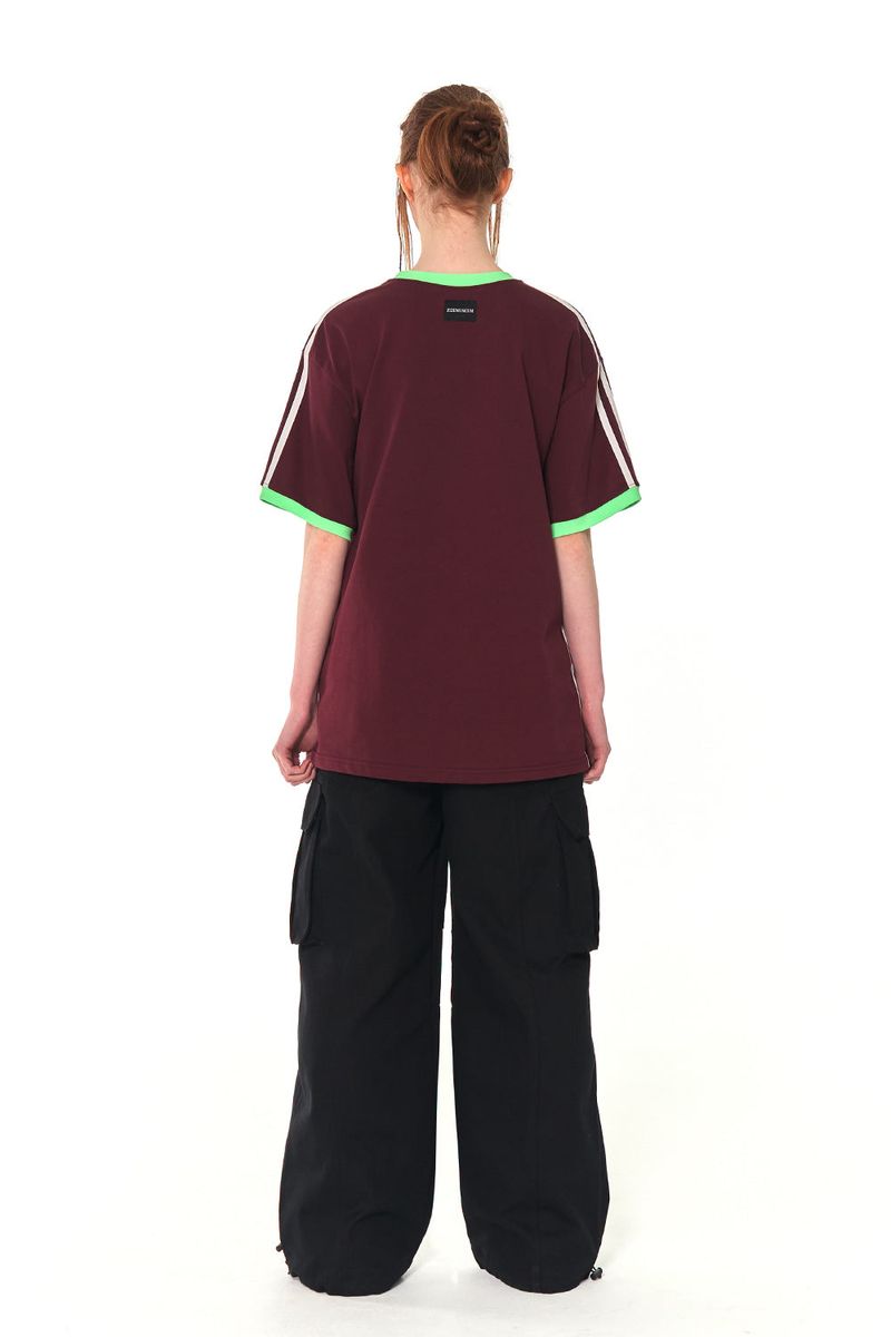 COLORS LINE LINGER LINE T-SHIRTS (BURGUNDY)