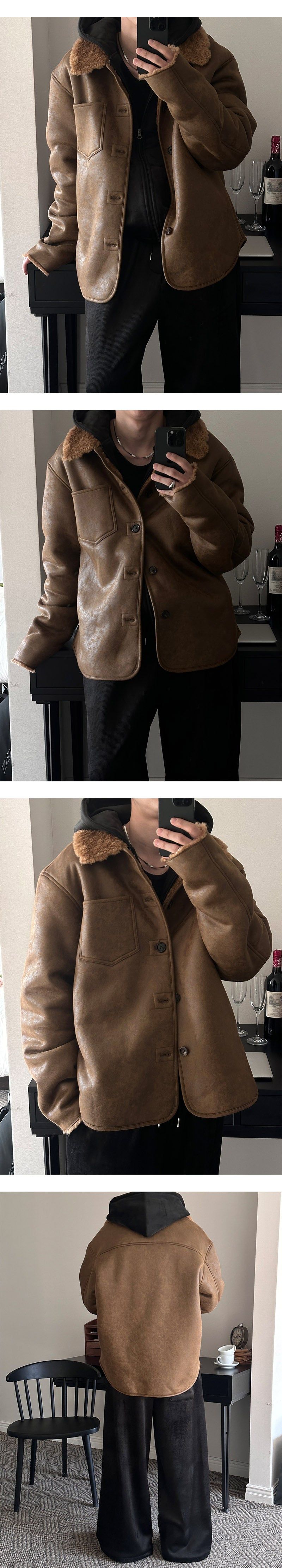 [Unisex] Leather dumble mustang(2color)