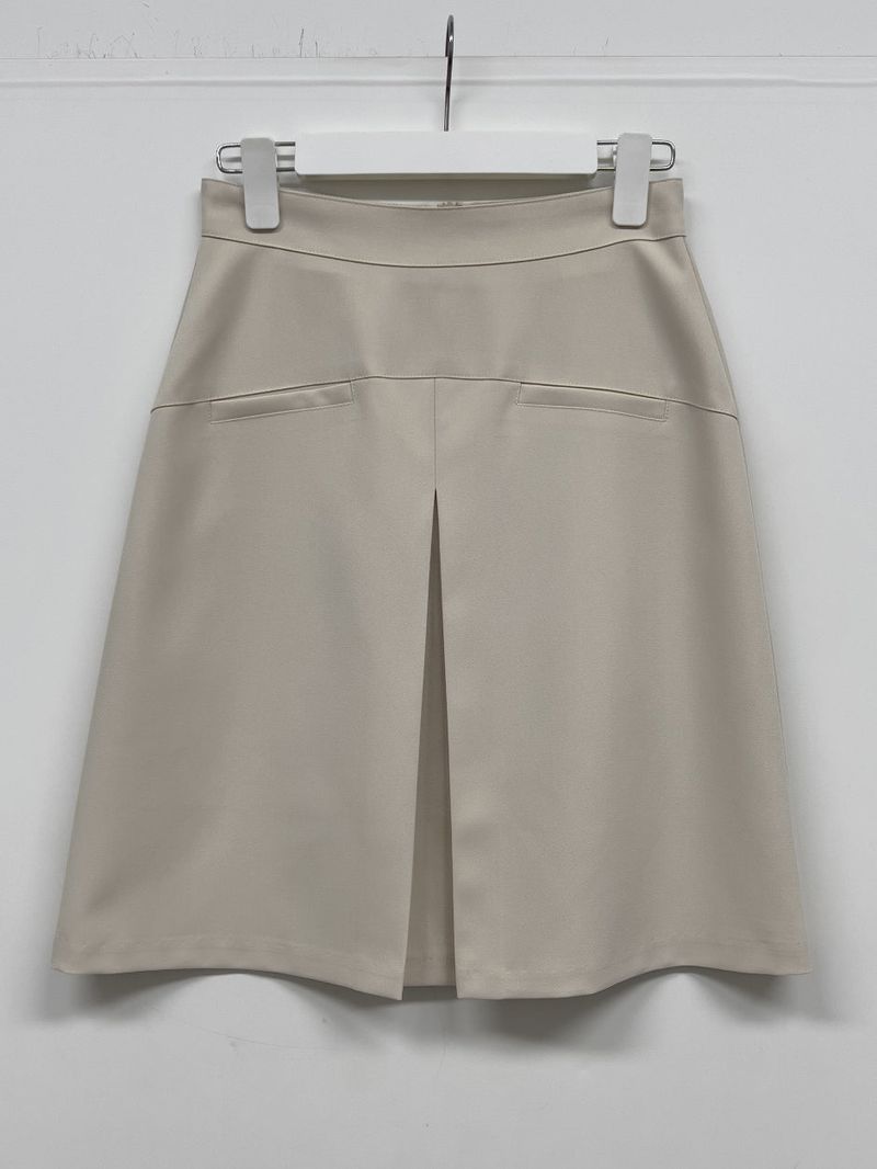 Kino Pleated Midi A-line Skirt