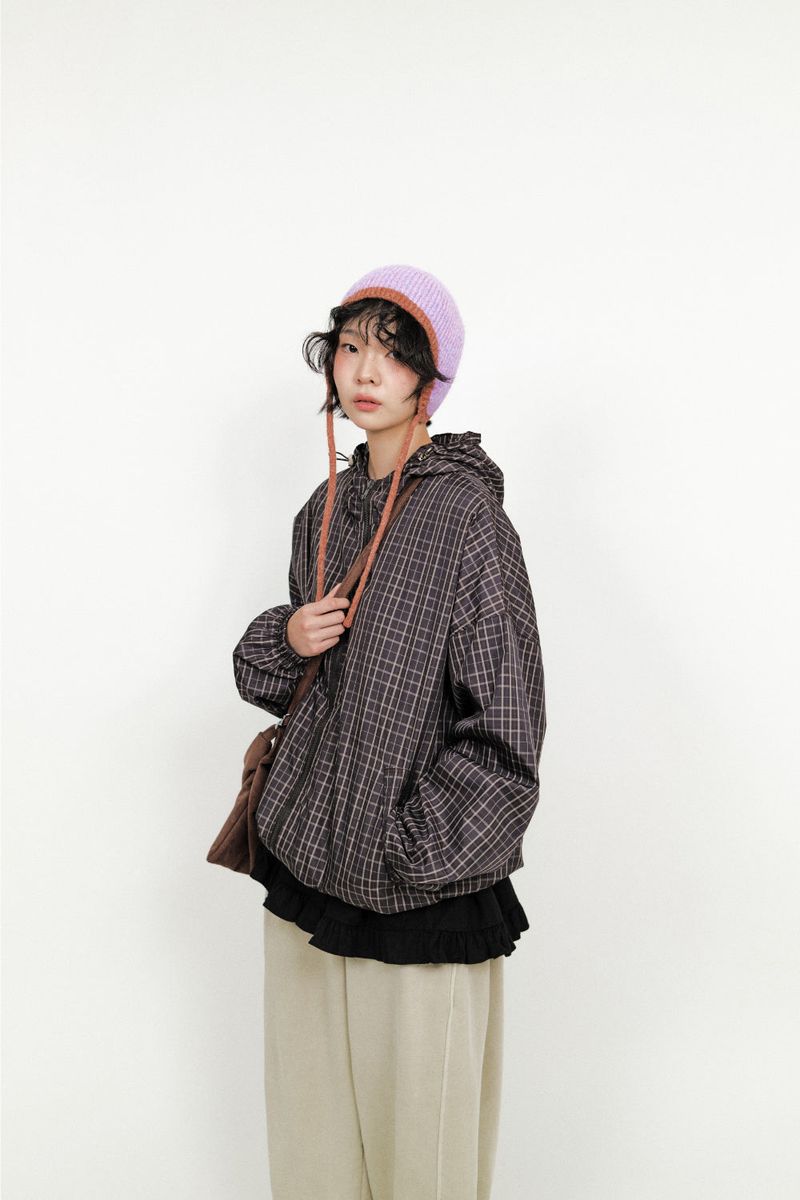 Gourmet Check Windbreaker(3color)