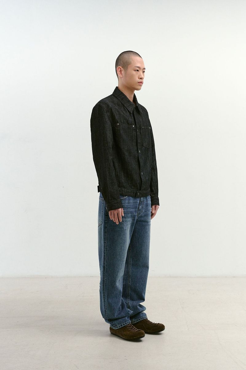 Linen Engineered Jacket (Black)