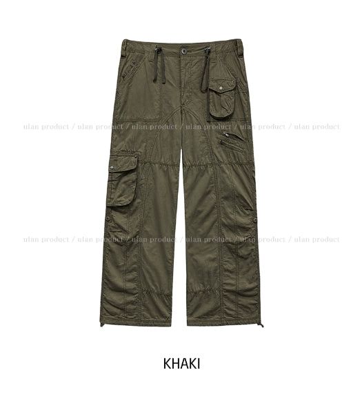 Multiple Pocket Low Cargo Pants
