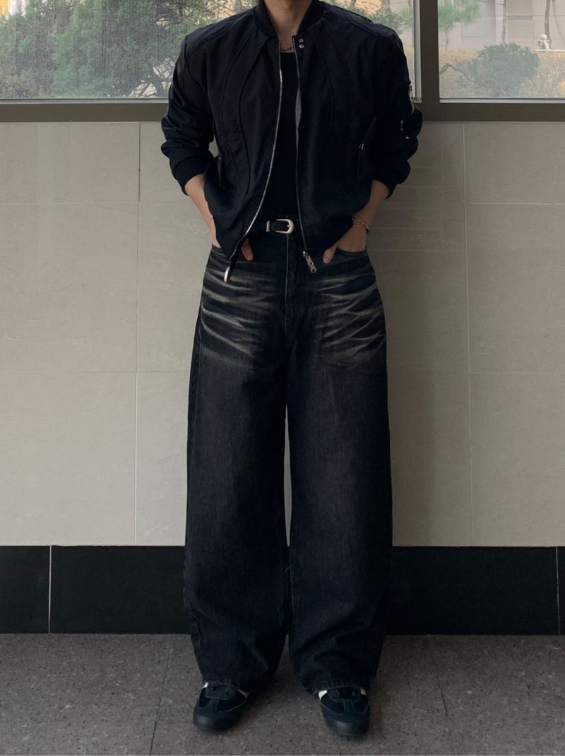 Mensfloor（メンズフロア）の「Double Gato Wide Denim Pants（Pants）」