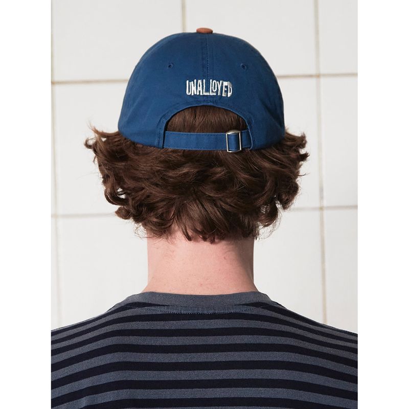 U LOGO TWO-TONE CAP / BLUE